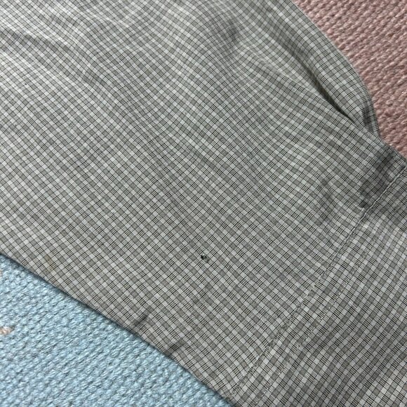 Puritan long sleeve button shirt polyester cotton blend plaid check men’s XL - Picture 5 of 7